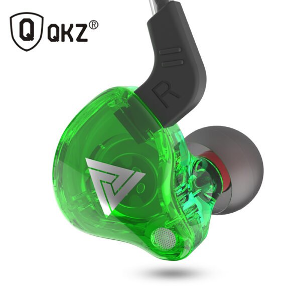 QKZ AK6 sports earphones in-ear wired control with microphone heavy bass mobile phone earphones wired earphones - Image 3