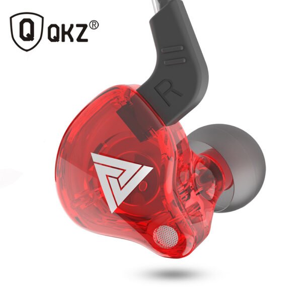 QKZ AK6 sports earphones in-ear wired control with microphone heavy bass mobile phone earphones wired earphones - Image 2