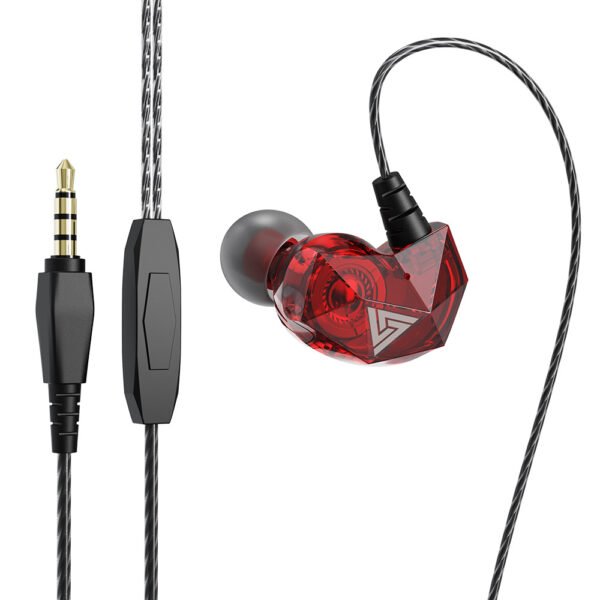 QKZ AK2 Sports Running Fashion In-ear Diamond Earphones for Mobile Phones - Image 5