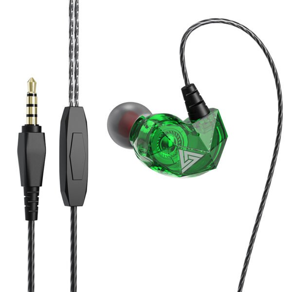 QKZ AK2 Sports Running Fashion In-ear Diamond Earphones for Mobile Phones - Image 2