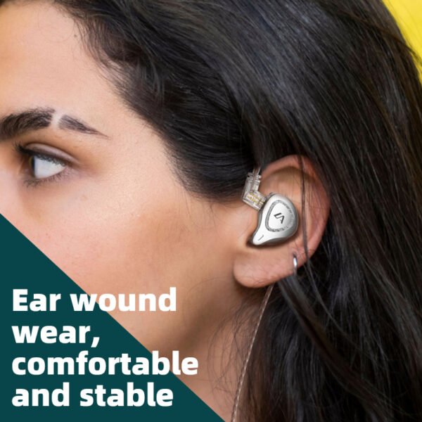 Lefei LE1 in-ear wired mobile phone headset heavy bass game wire control enthusiast HiFi dynamic headset - Image 3