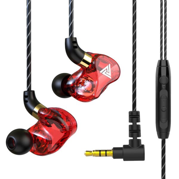 QKZ SK7 earphones in-ear stereo wired earphones monitor earphones mobile phone wired earphones earplugs - Image 5