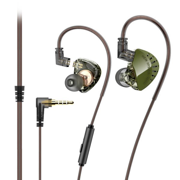 Lefei LD2  replaceable plug-in in-ear HIFI dynamic mobile phone game wired earphones earplugs
