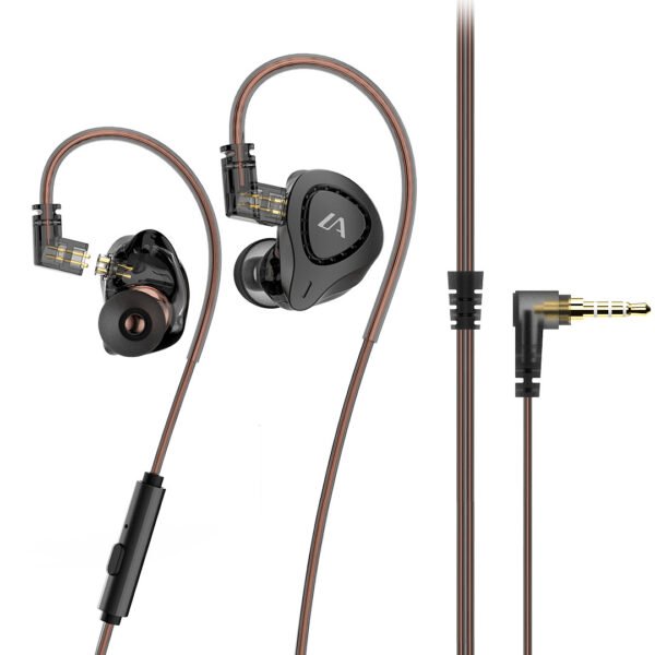 Lefei LE1 in-ear wired mobile phone headset heavy bass game wire control enthusiast HiFi dynamic headset