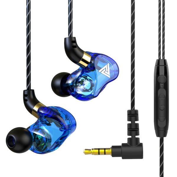 QKZ SK7 earphones in-ear stereo wired earphones monitor earphones mobile phone wired earphones earplugs - Image 2