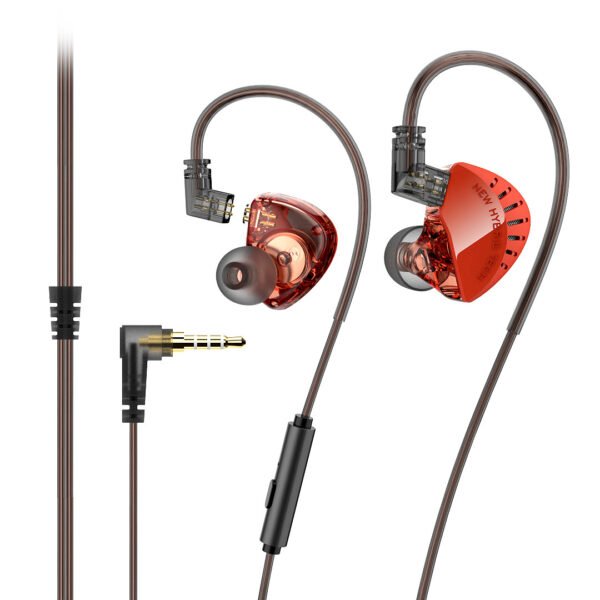 Lefei LD2  replaceable plug-in in-ear HIFI dynamic mobile phone game wired earphones earplugs - Image 5